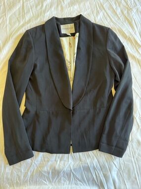 Katherine Barclay Black open blazer size medium